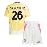 Juventus Douglas Luiz #26 Bortedraktsett Barn 2024-25 Kortermet (+ Korte bukser)